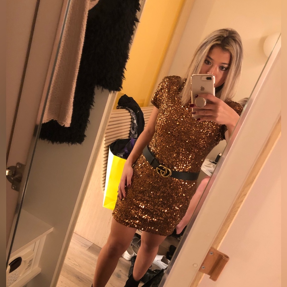 Vintage hand beaded dress